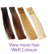 Hair Weft Colours